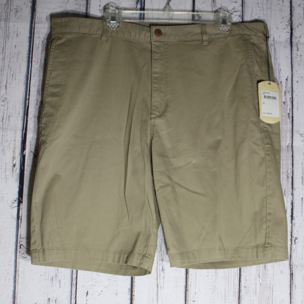Tommy Bahama Sports Flat Front Mens Shorts Beige